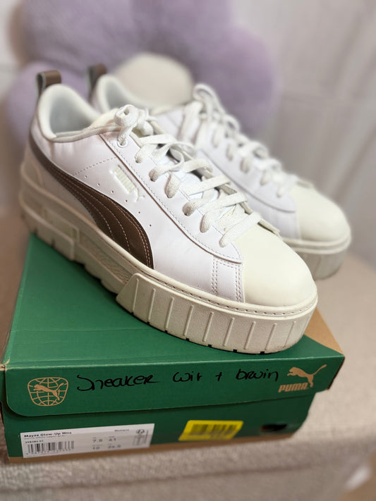 🤍Bruine Platform Sneaker - Puma