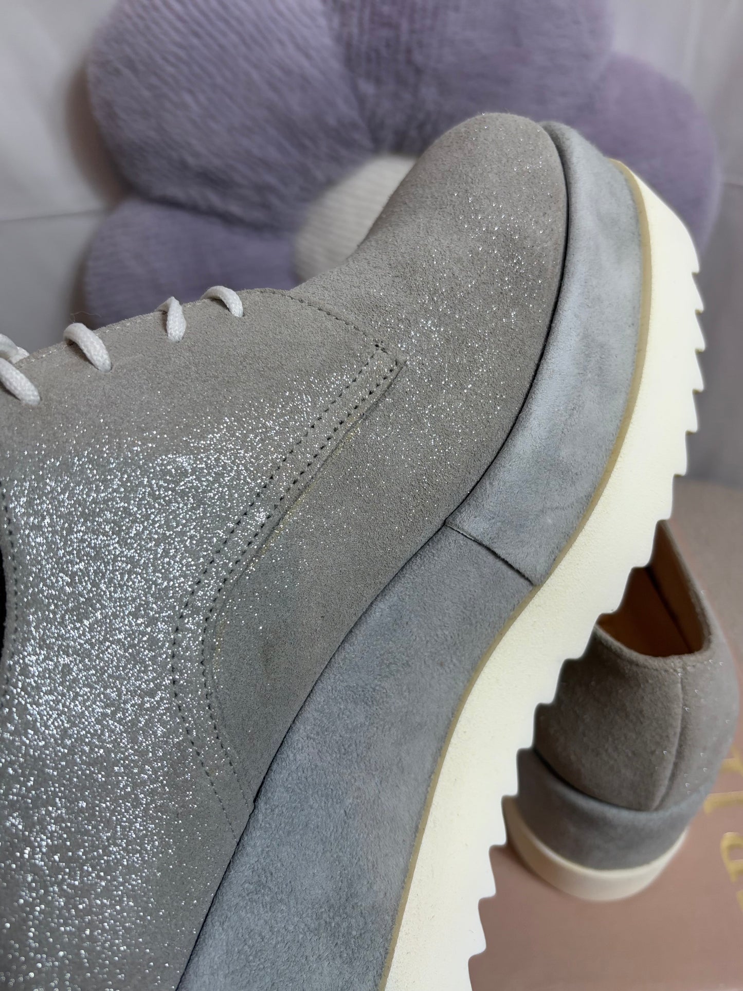 š¤Zilveren Platform Shoes - Frida