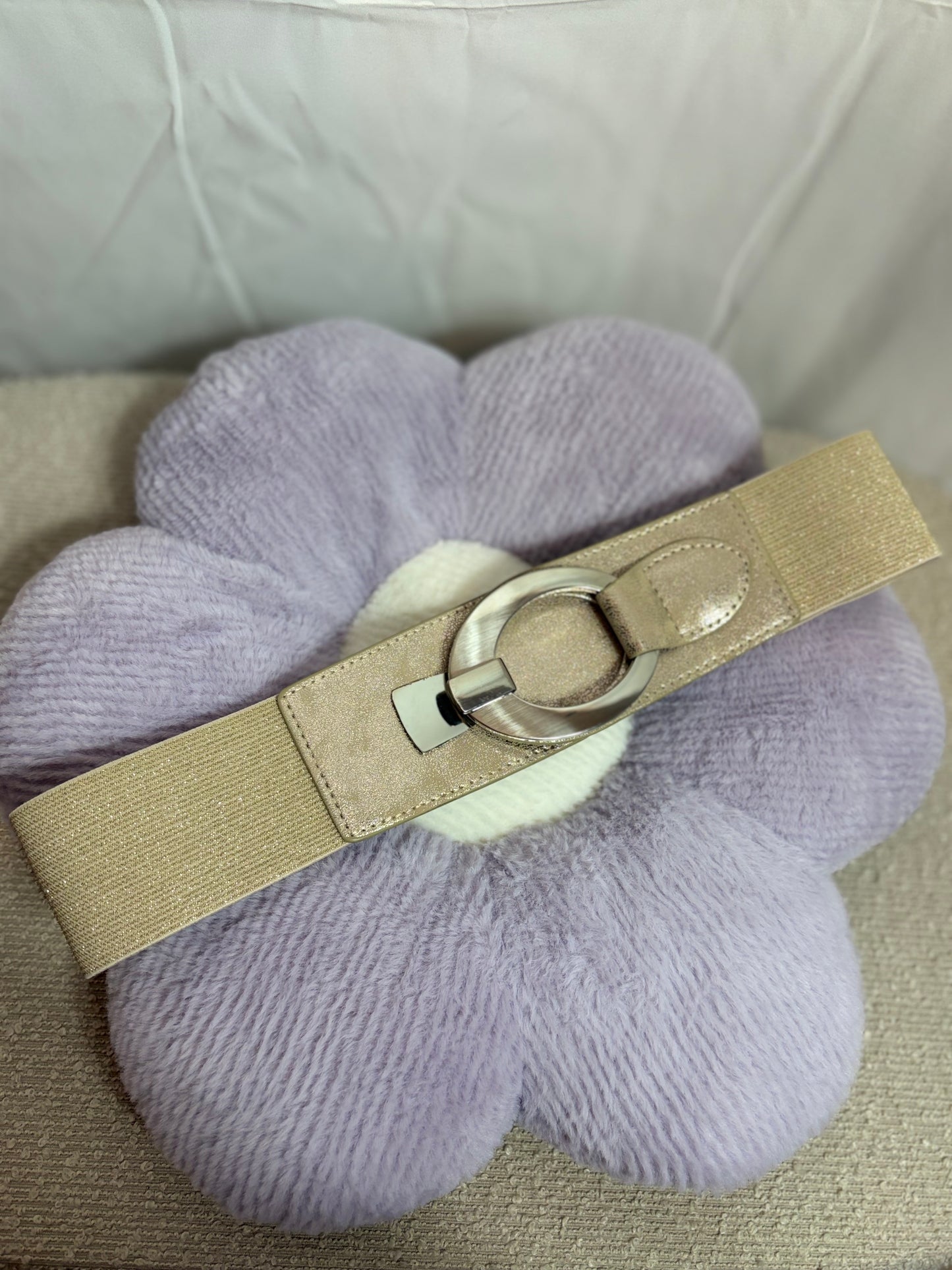 🤍Golden Belt With Silver Strap - 75CM
