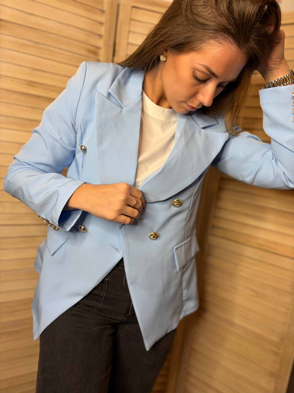 🤍Baby Bleu Classy Blazer