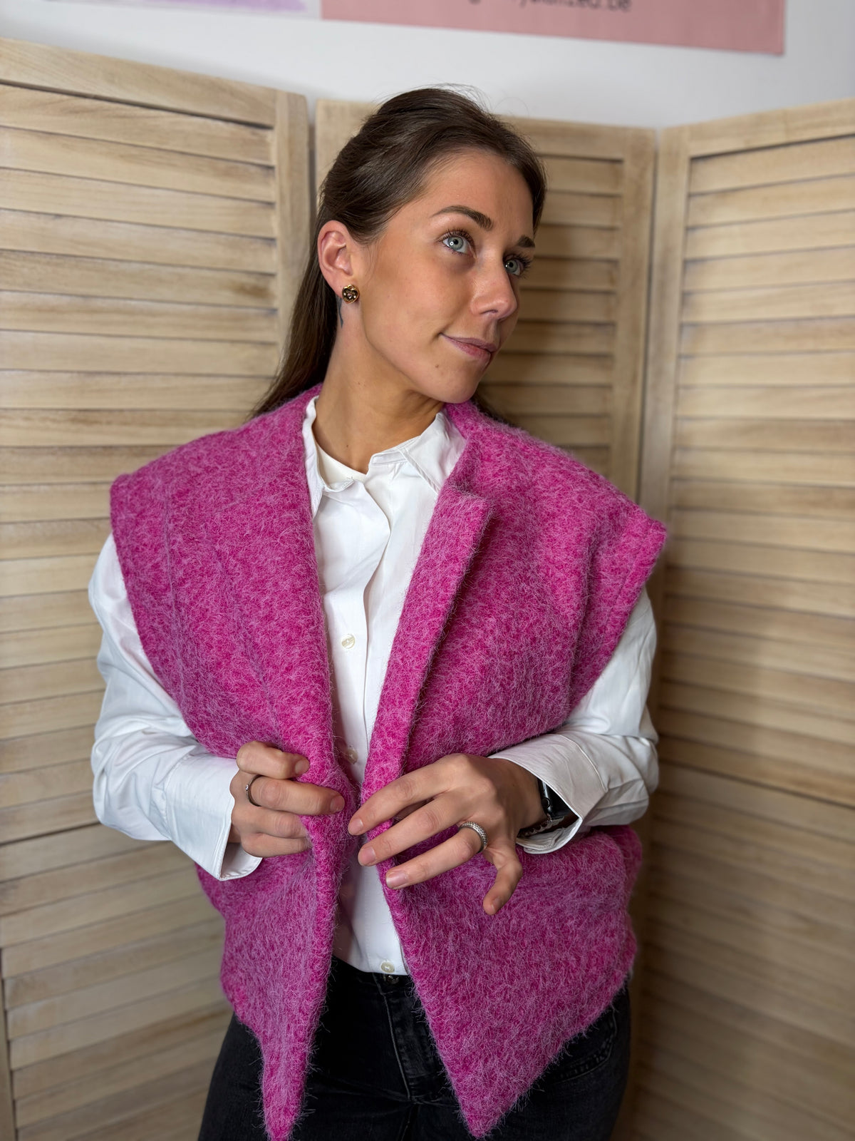 🤍Pink Gilet