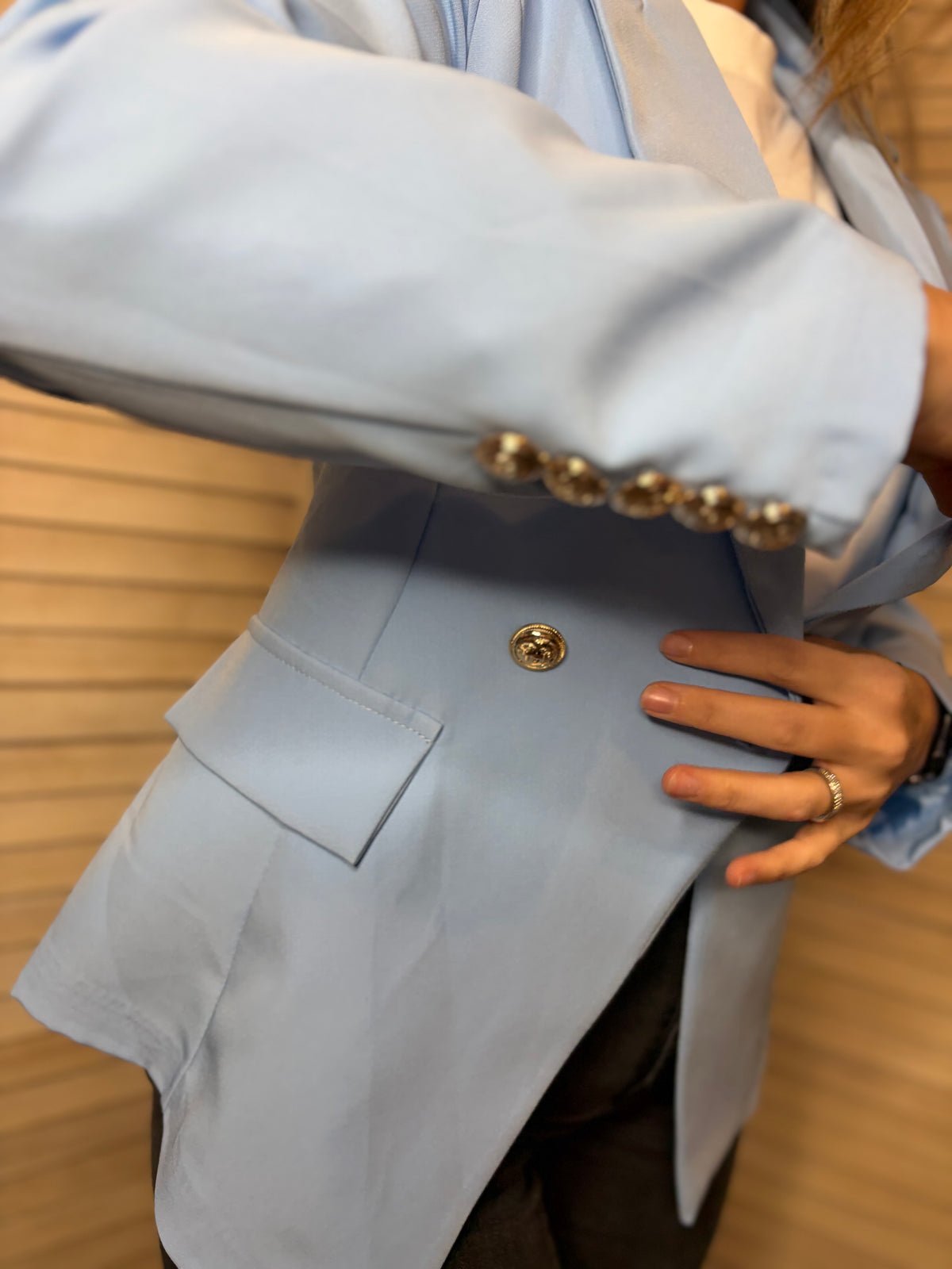 🤍Baby Bleu Classy Blazer