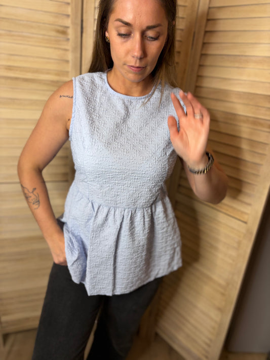 🤍Baby Blue Top