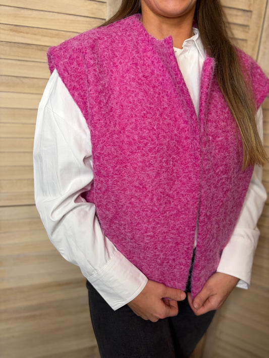 🤍Pink Gilet