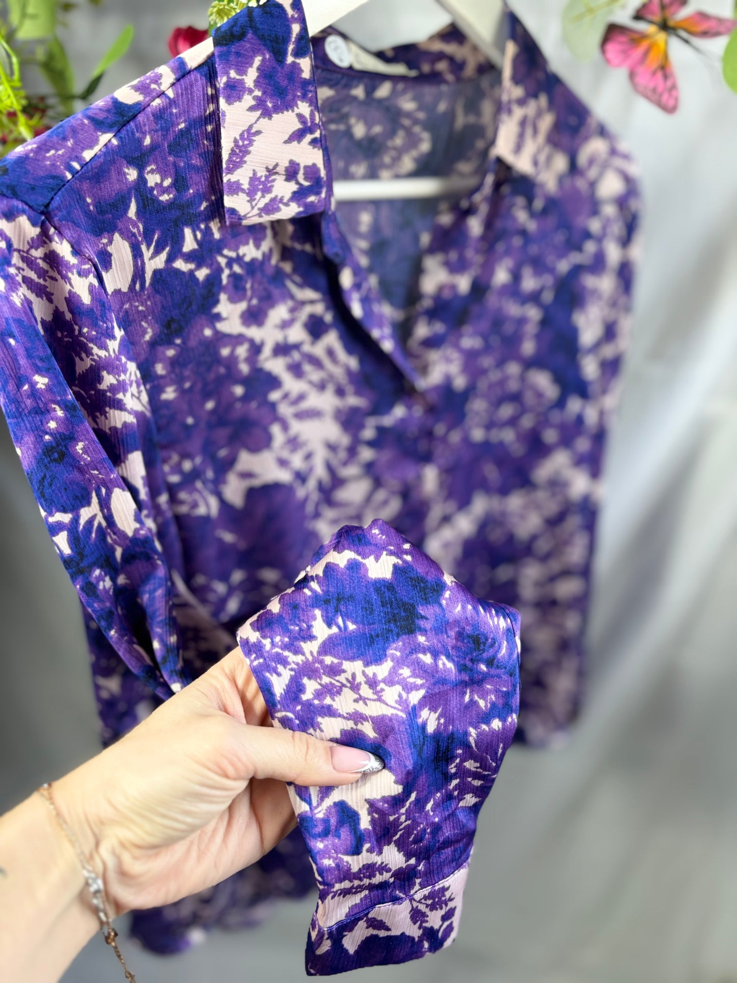 🤍The Purple Blouse - Suzzy Emily