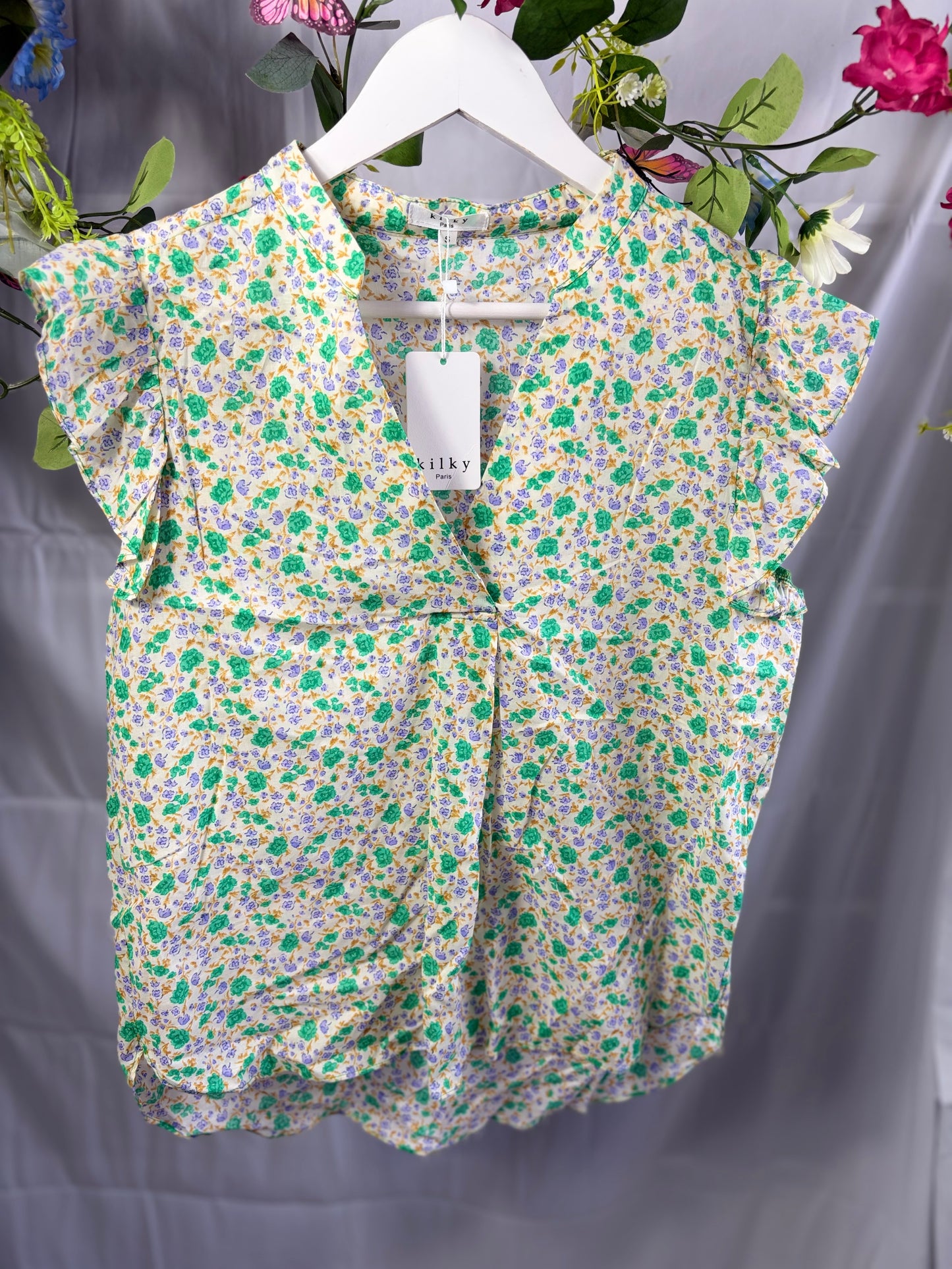 🤍Fleurige Bloemenblouse - Kilky