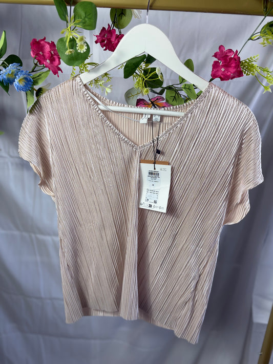 🤍Gouden Shinny Tshirt - Vero Moda
