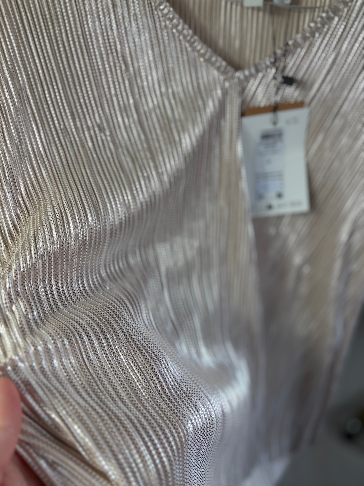 🤍Gouden Shinny Tshirt - Vero Moda