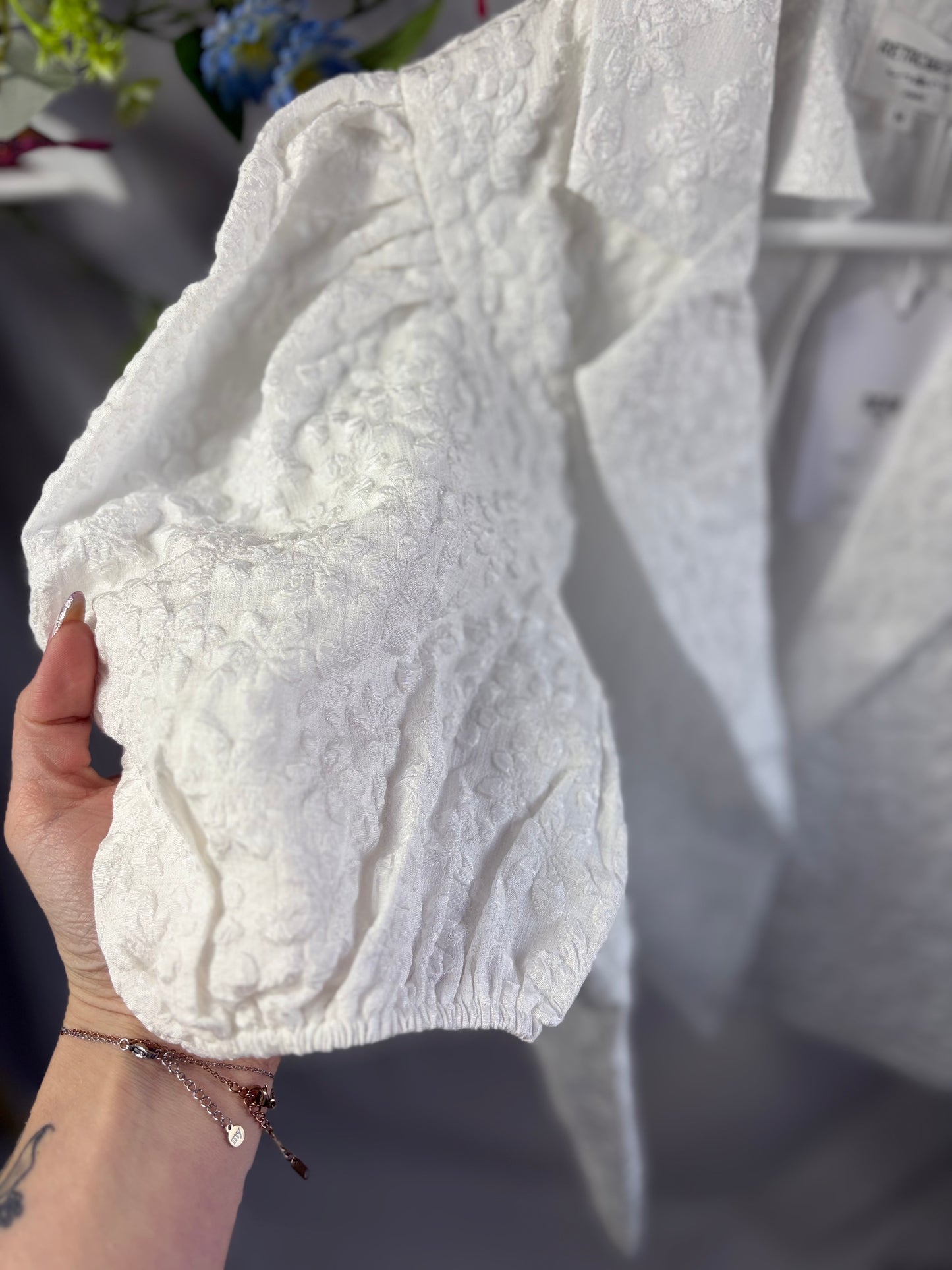 🤍Retro Witte Blouse - Retro & Icone