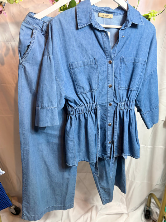 🤍Look A Like Jeans Set - Sobe