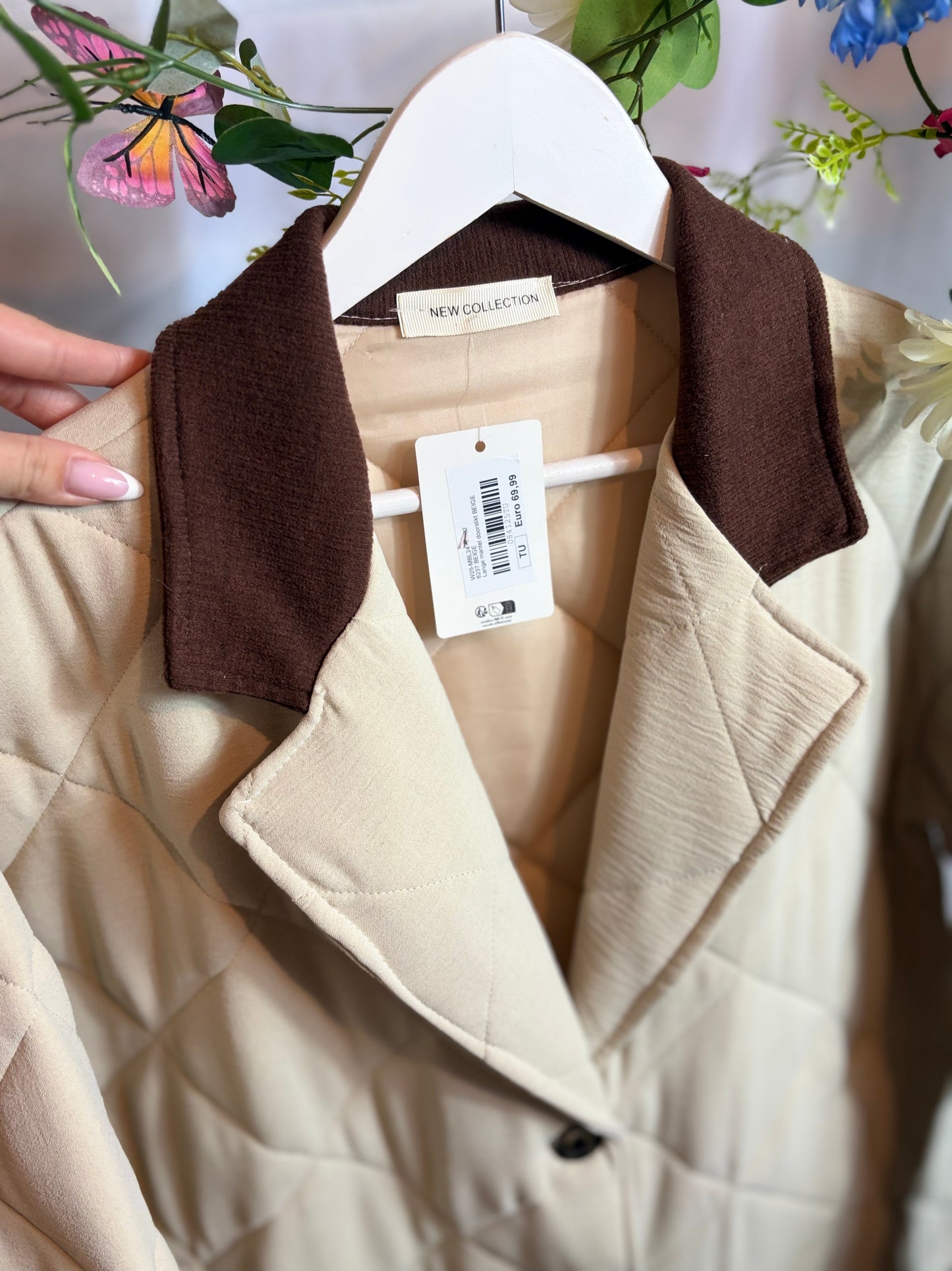 🤍Beige/Choco Jacket - New Collection