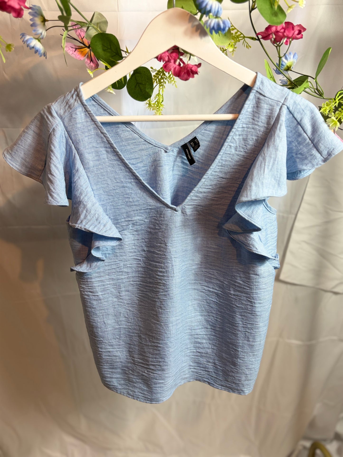 🤍Blauw Zomers Setje - Vero Moda
