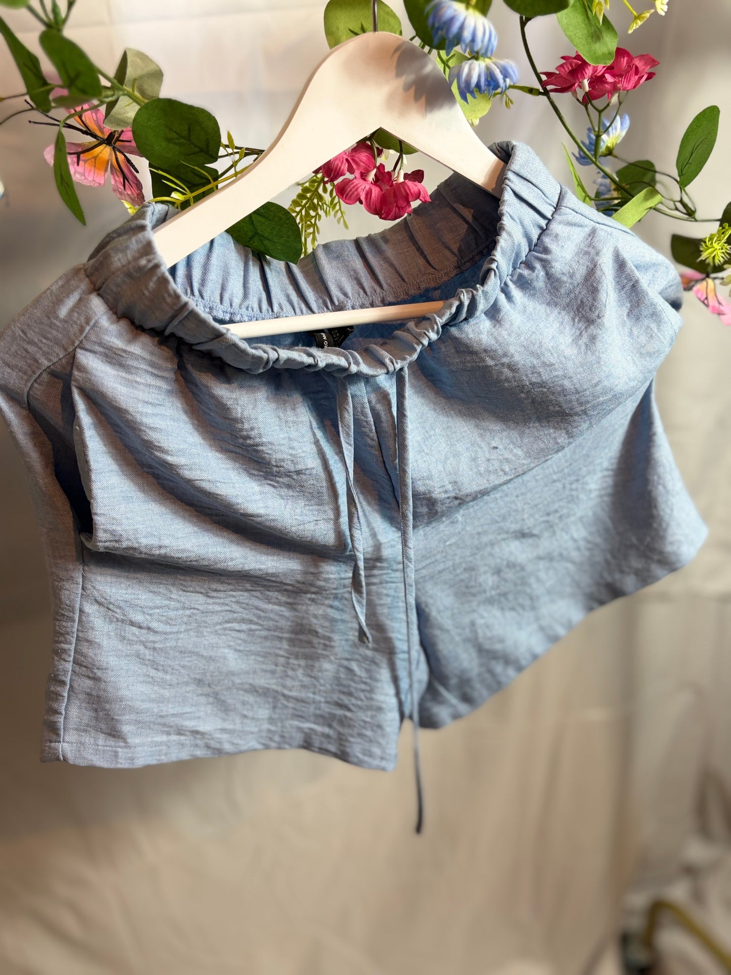 🤍Blauw Zomers Setje - Vero Moda