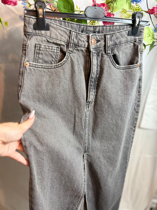 🤍Jeansrok Grijs - TRND