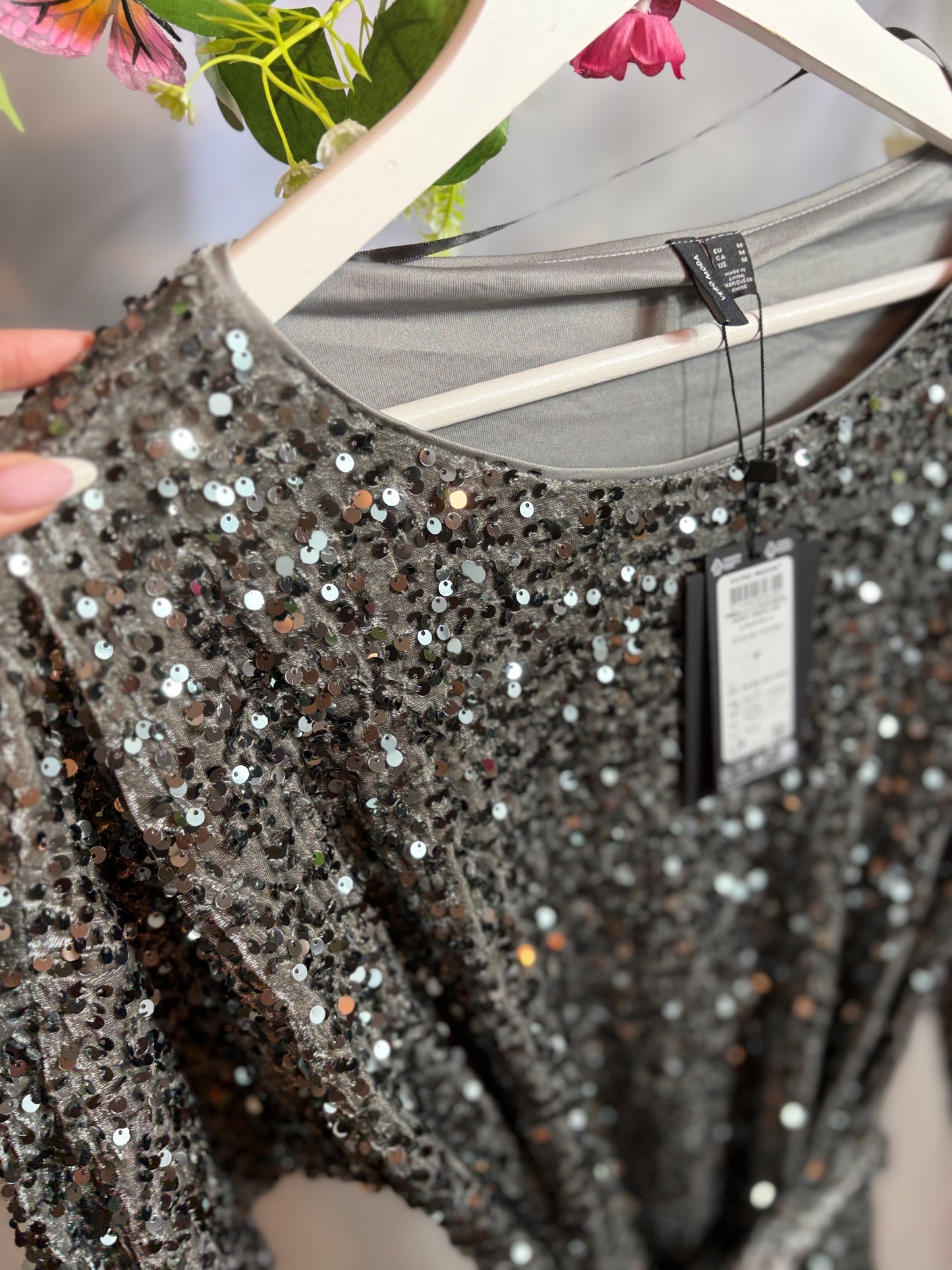 🤍Glittery Dress - Vero Moda