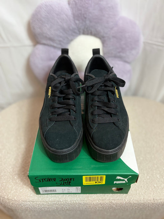 🤍Zwarte Suede Platform Sneaker - Puma