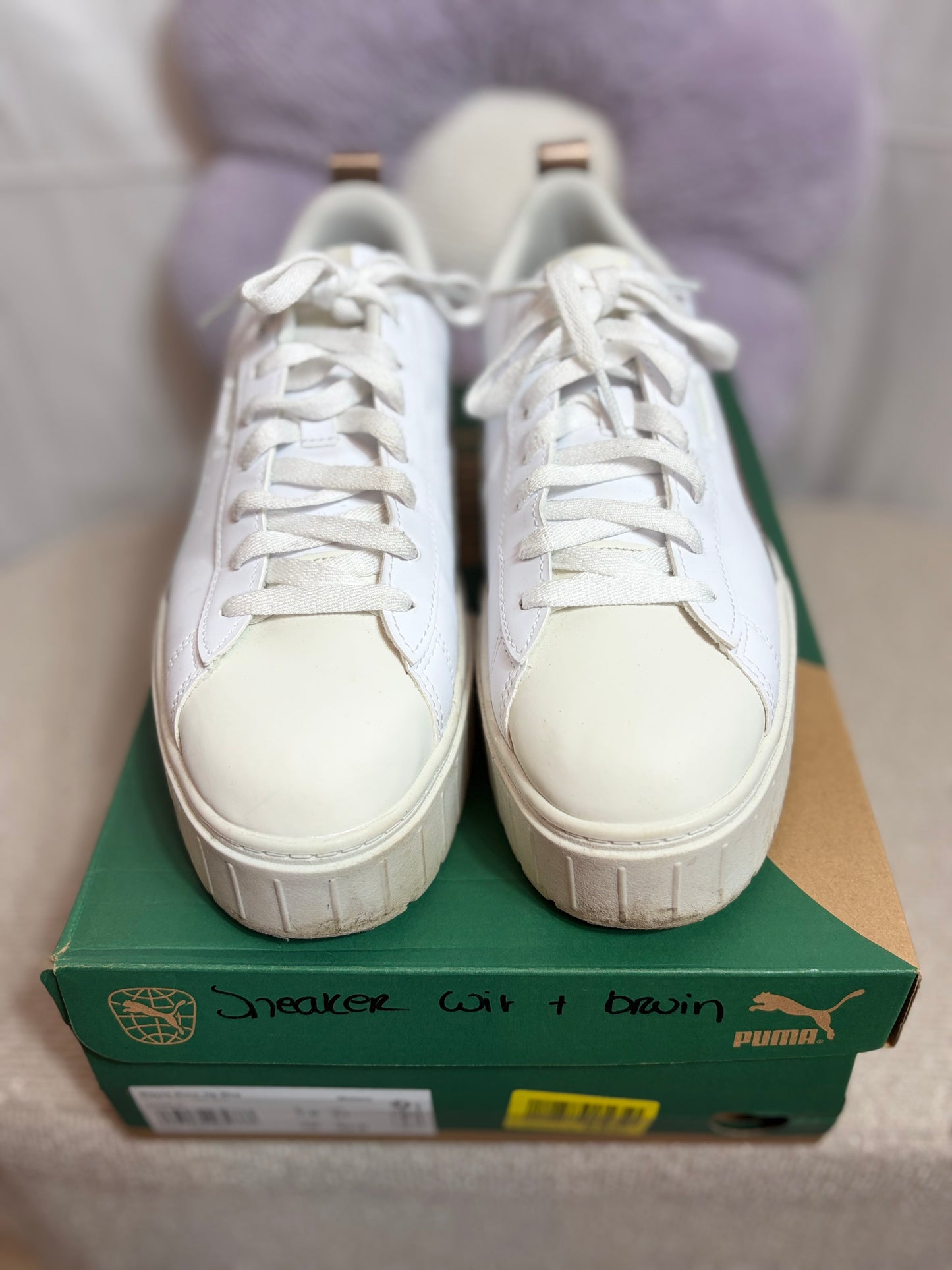 🤍Bruine Platform Sneaker - Puma