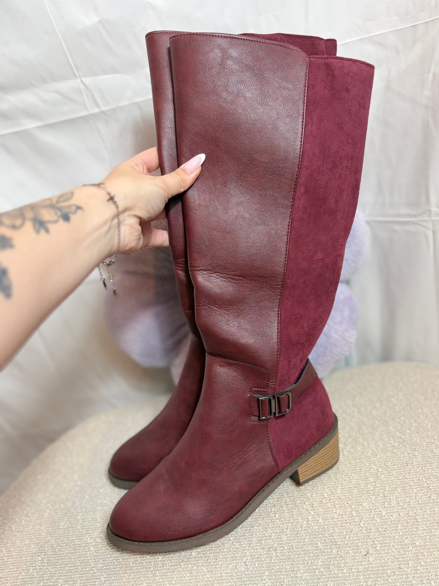 🤍Bordeaux Long Boots