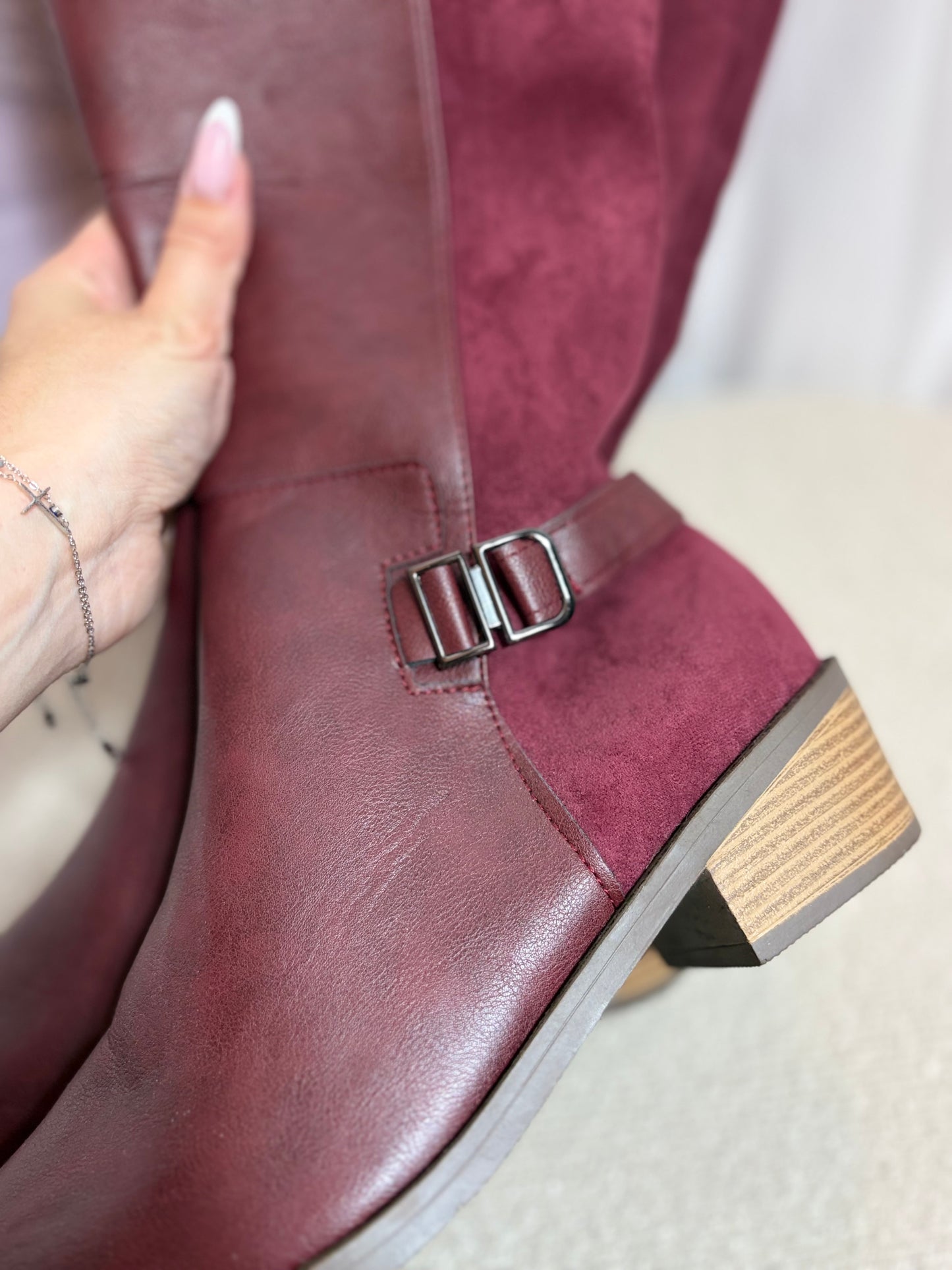 🤍Bordeaux Long Boots