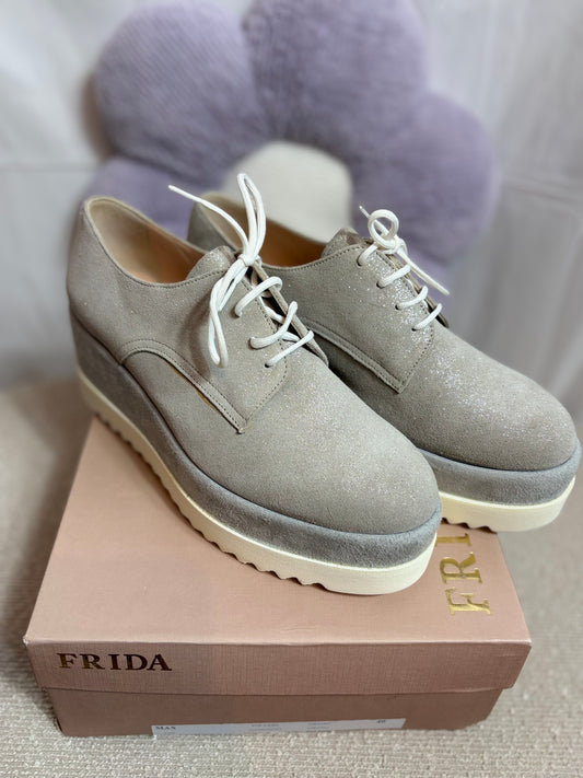 🤍Zilveren Platform Shoes - Frida