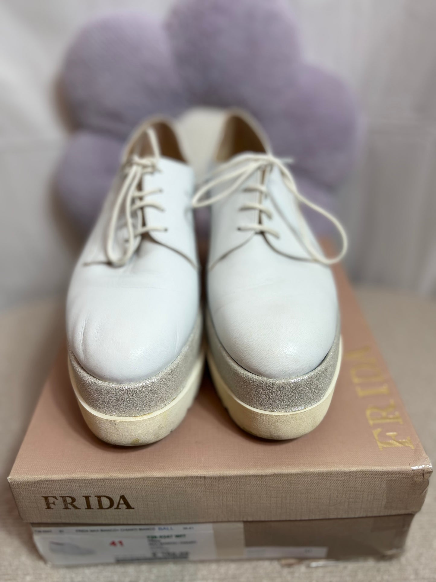 🤍White Platform Shoes - Frida