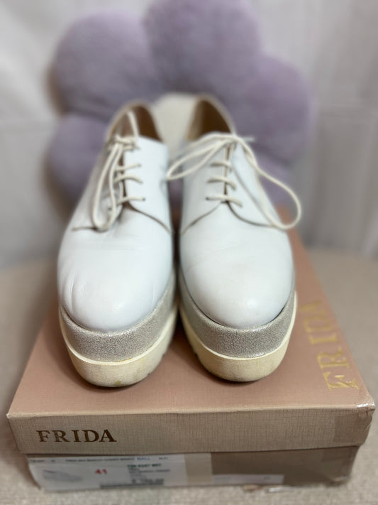🤍White Platform Shoes - Frida