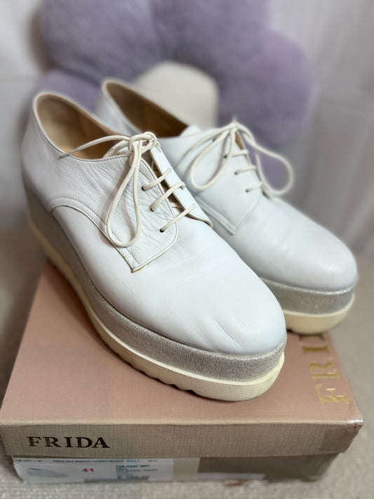 🤍White Platform Shoes - Frida