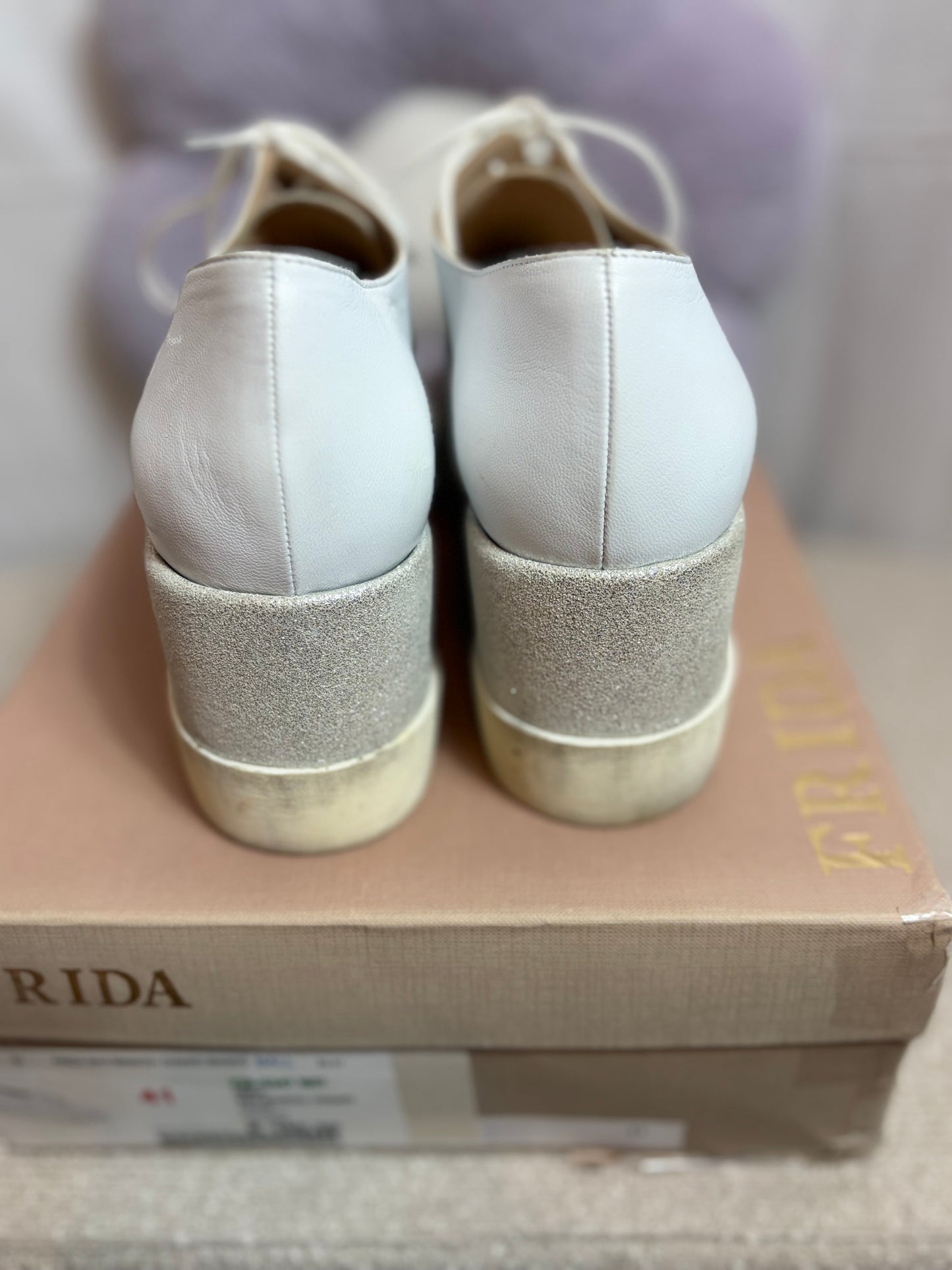 🤍White Platform Shoes - Frida
