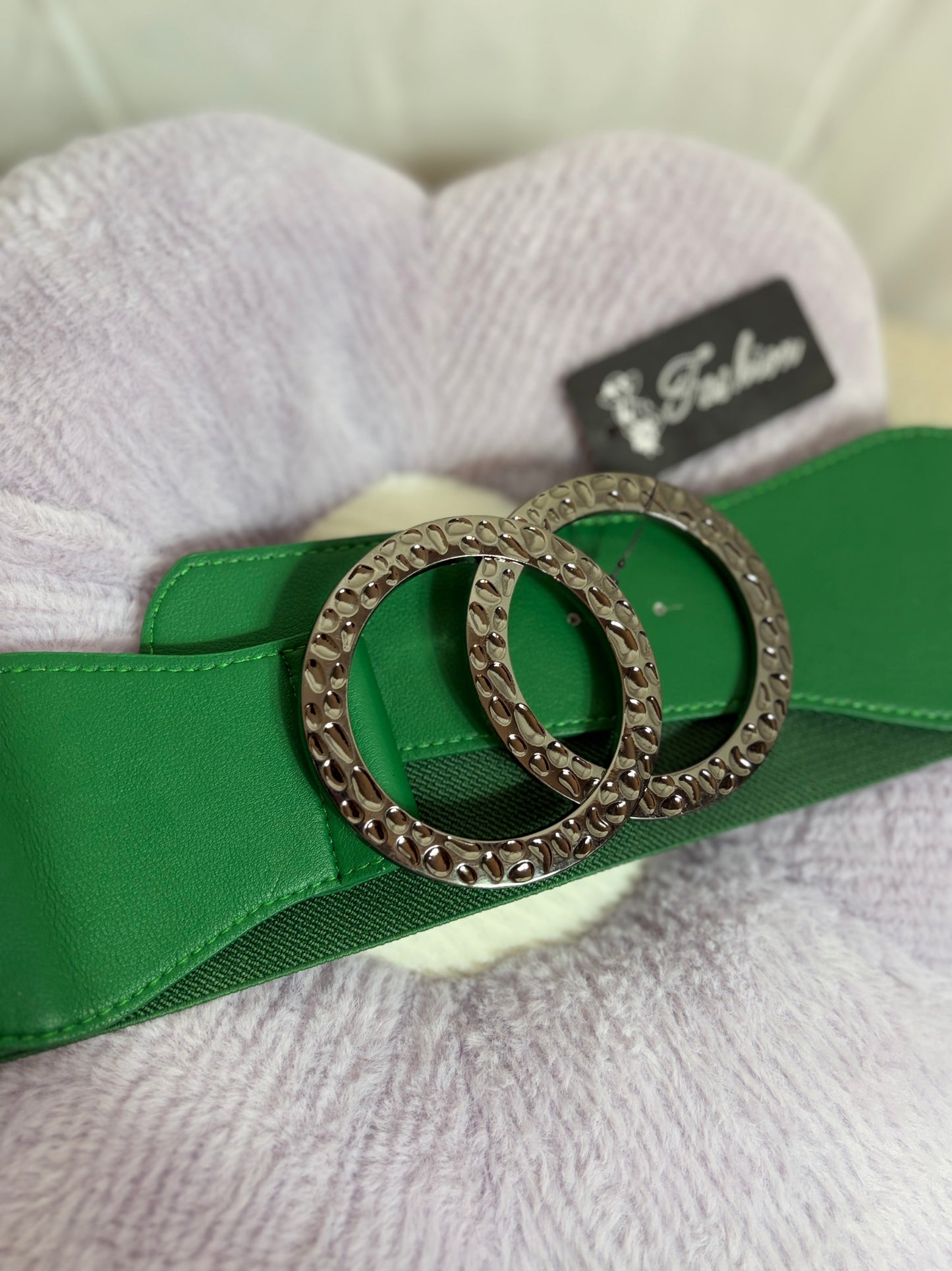 🤍Green Belt With Grey Strap - 78CM
