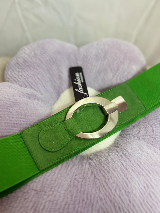 🤍Light Green Belt With Silver Strap - 75CM