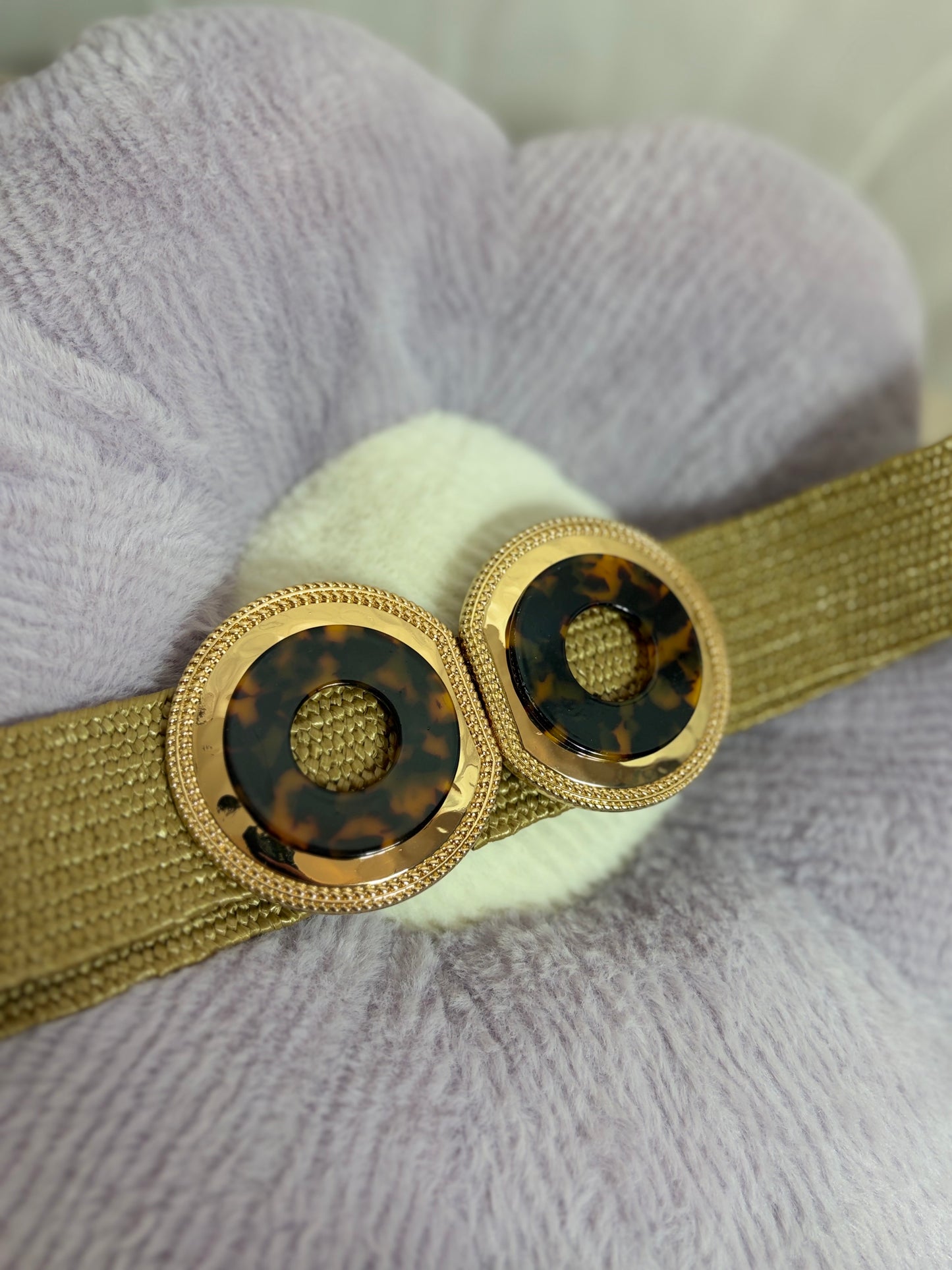 🤍Leopard Golden Belt - 75CM