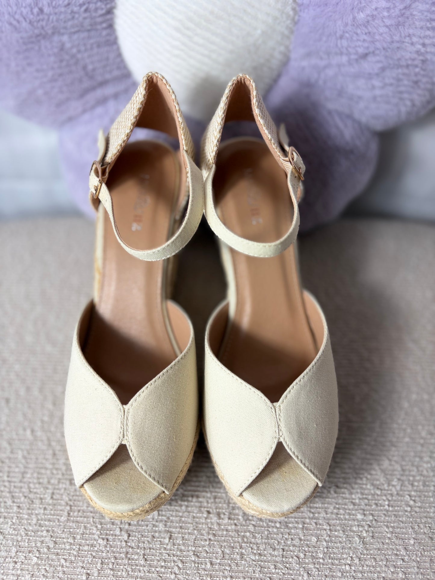 💜Sunkissed Sleehakken - Beige