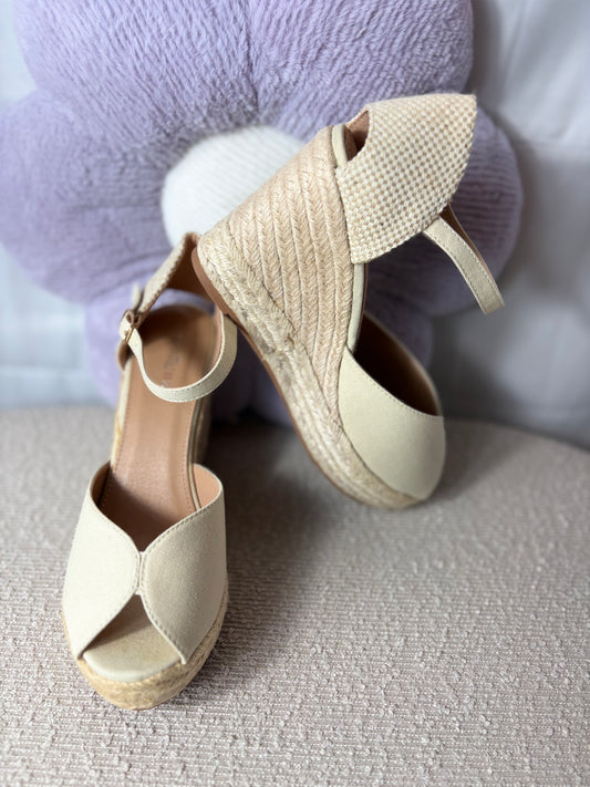 💜Sunkissed Sleehakken - Beige
