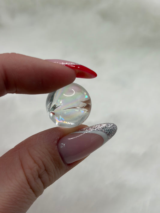 💜Bolletje Drakenbloed & Bergkristal - 1,5cm