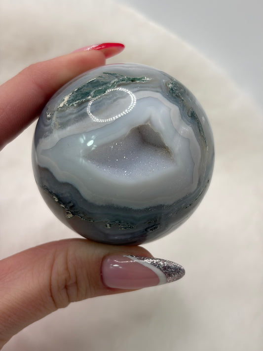 💜Mosagaat Prachtige Druzzy Bol