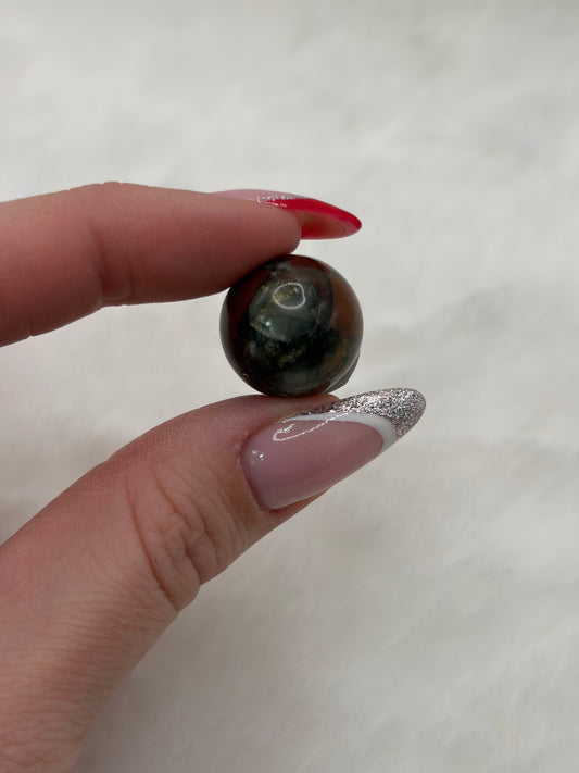 💜Bolletje Drakenbloed & Bergkristal - 1,5cm